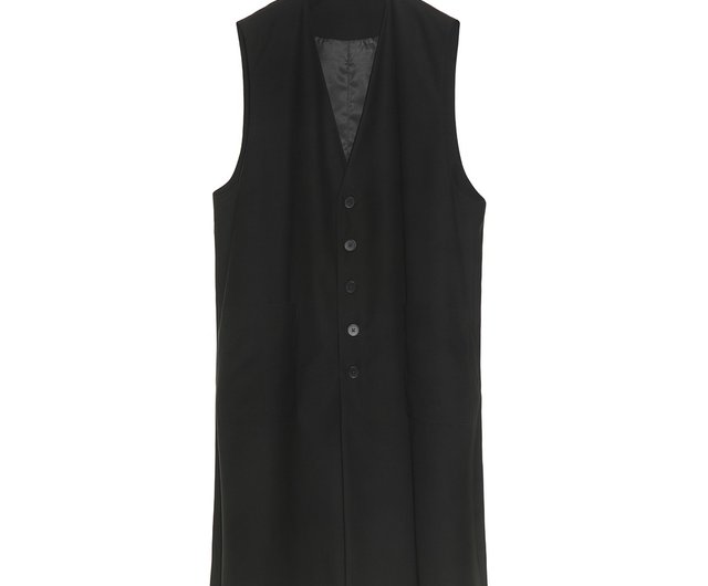 ＡCＵＯＤＴactical Ｌong Ｖest Long vest jacket for men and women in autumn and winter