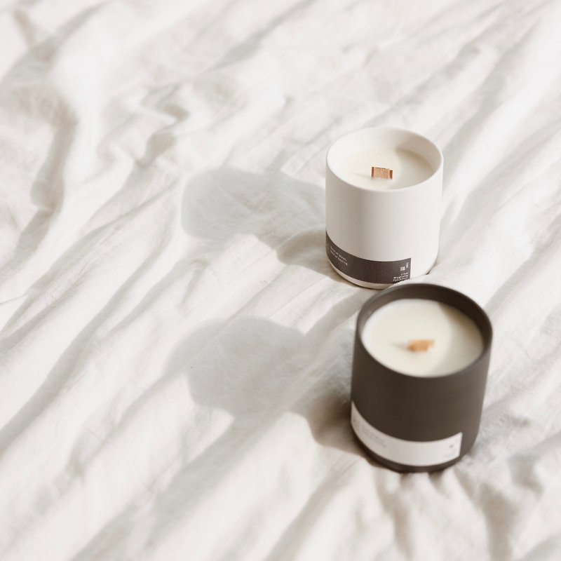 [Maya Incense balance candle] YANG Yang|| Lime, magnolia, patchouli - Candles & Candle Holders - Plants & Flowers White