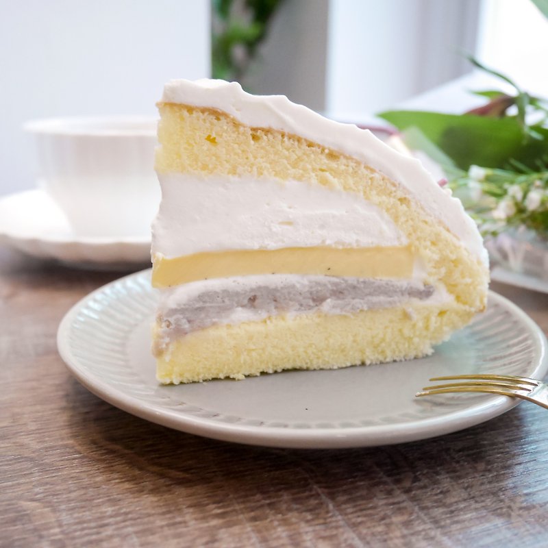 【Dobby Handmade Dessert】Golden Partner - Taro Pudding Boston Pie - เค้กและของหวาน - อาหารสด 
