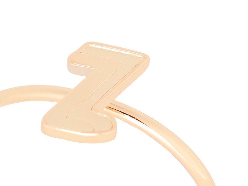 Initial Rings- Gold plated 925 Sterling Silve Rings - General Rings - Sterling Silver Gold