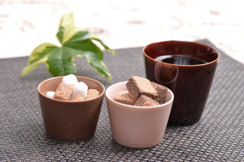 プチカップ(S)　チョコ - その他のカップ - 磁器 ブラウン