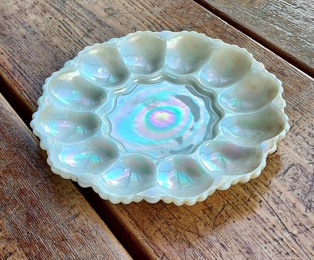 1960年代 アメリカ ファイヤーキング パールセントミルクガラス