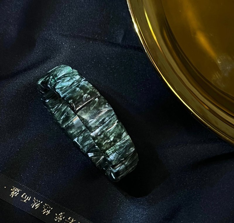 燦影。頂級 小高貨 綠龍晶 手排 手珠 手串 心輪 - 手鍊/手環 - 水晶 