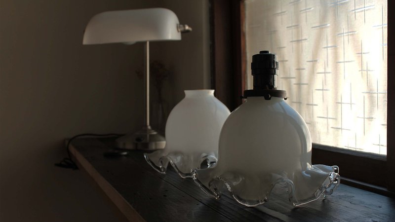 milk glass lampshade - Lighting - Glass 
