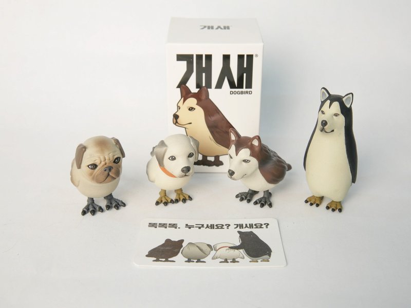 韓國 ThirdStage 狗鳥 Dogbird 盒玩 第一彈 玩具 - 擺飾/家飾品 - 塑膠 白色