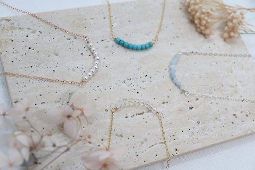 AnnaJewelleryStudio Dainty Birthstone Necklace, Mini Birth Stone Necklace, Birthstone Jewelry Gift