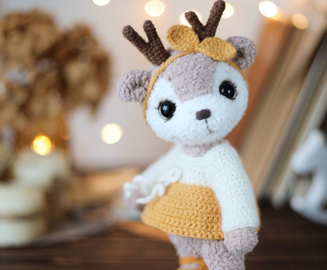 Digital Download - PDF. Deer tutorial crochet. Amigurumi deer crochet  pattern - Shop Gaevskaya_toys Knitting, Embroidery, Felted Wool & Sewing -  Pinkoi