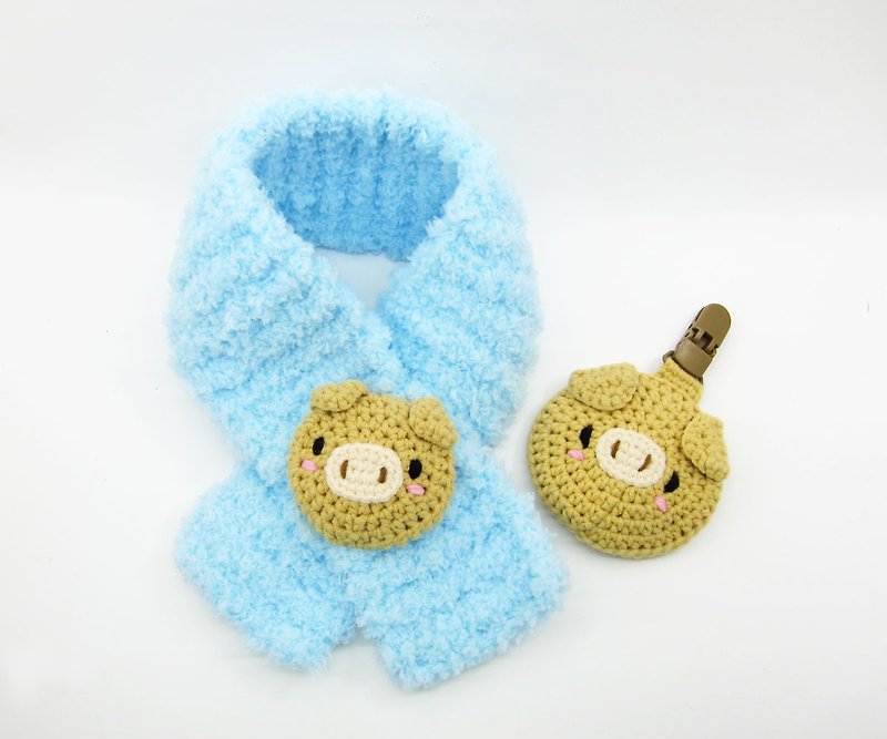 scarf-baby-giraffe - Baby Gift Sets - Other Man-Made Fibers Khaki