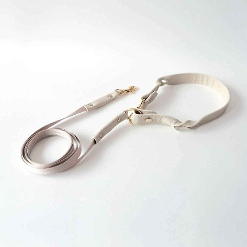 MrAndMrsSniff Twist Mono pet single leash-Soft genuine leather PP lightweight leash | Sniff