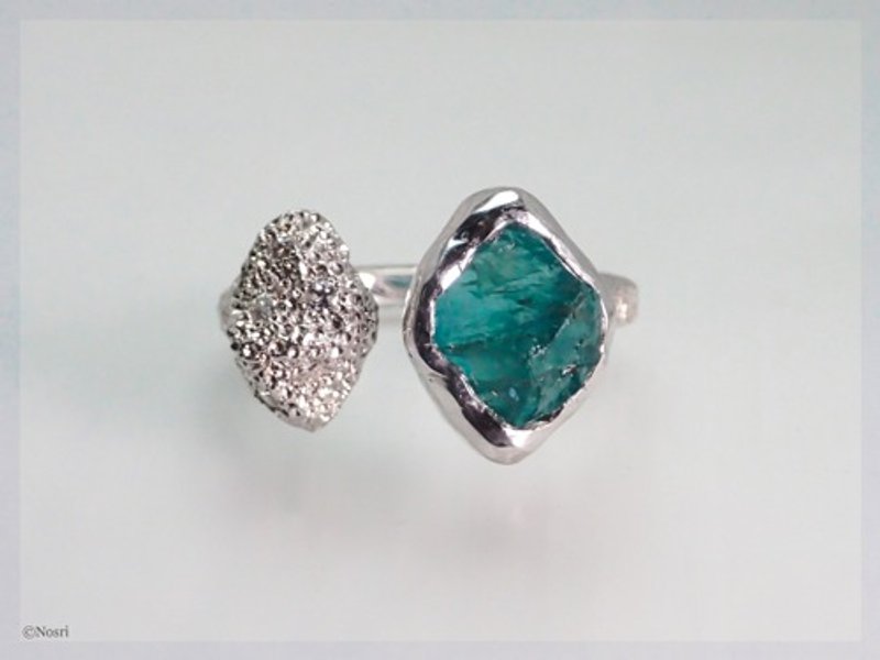 Pinkoi Proxy Purchase - Gemstone Ring No.4 Apatite - General Rings - Gemstone 