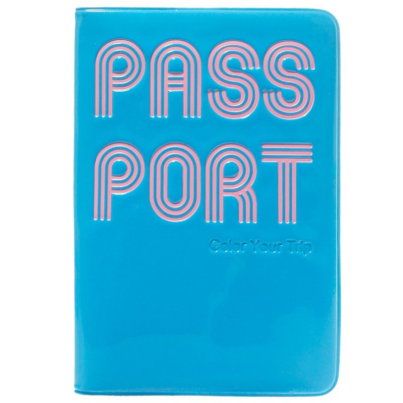 Rollog Classic Passport Holder (Blue) - ที่เก็บพาสปอร์ต - พลาสติก 