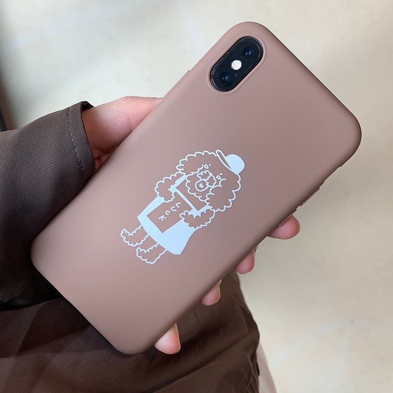 milk tea LUCK iPhone case - Phone Cases - Plastic White