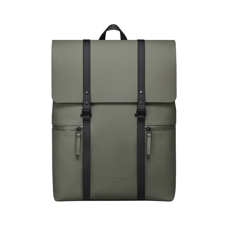 GASTON LUGA Splash 2.0 Personalized Backpack 16 Inches - Olive Green【In Stock】 - Backpacks - Other Materials Green