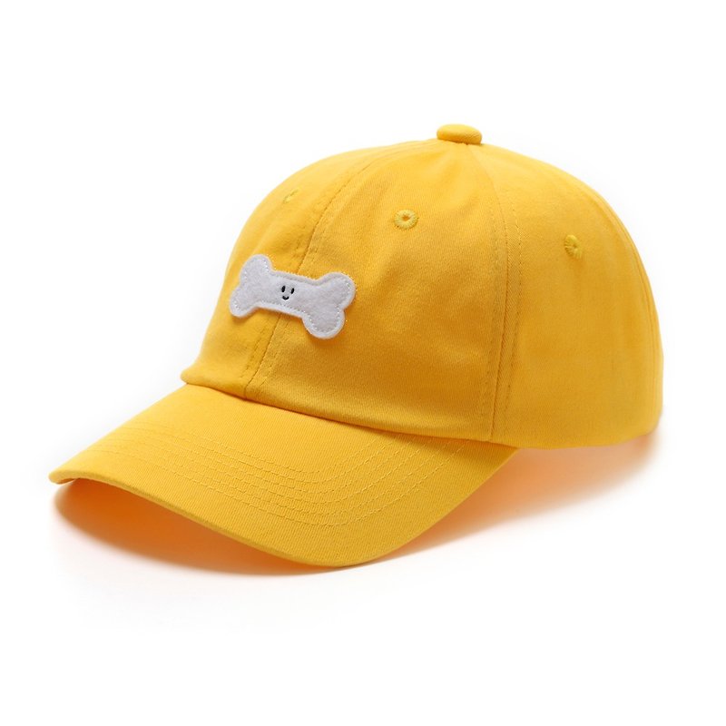 Go ! Retro Baseball Cap / Sunshine Yellow - Hats & Caps - Cotton & Hemp Yellow