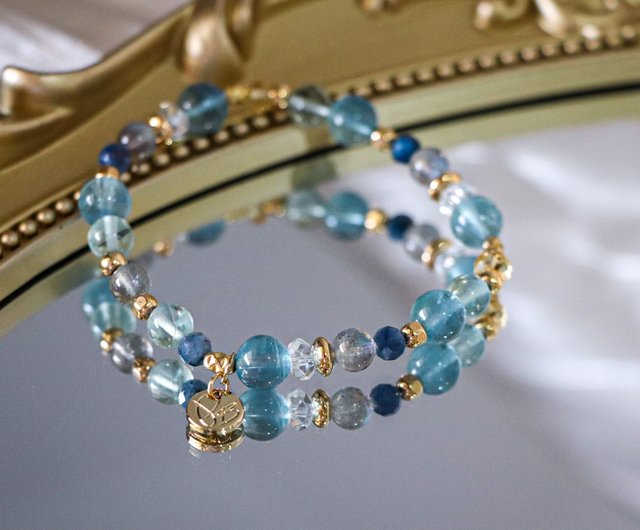 Blue stone sale bracelet designs