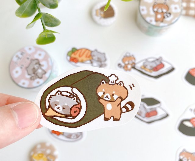 Cute Raccoon Stickers and Decal Sheets | LookHUMAN