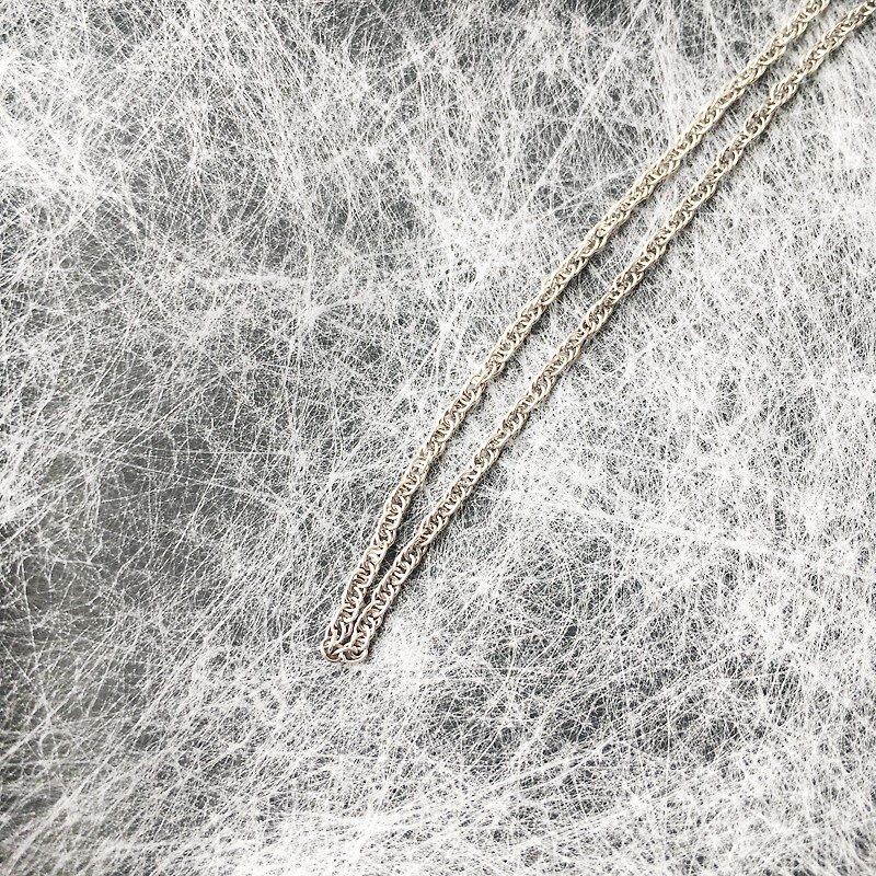British Seiko Sheer Long Necklace | 925 Silver British Handmade - สร้อยคอยาว - เงินแท้ สีเงิน