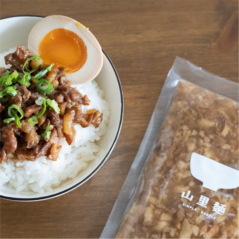 Shannei | Hand-cut home-cooked braised pork | 200g/bag - อาหารคาวทานเล่น - อาหารสด สีนำ้ตาล