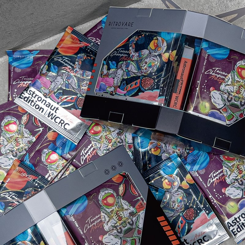 【2盒優惠】太空星際濾掛禮盒 - 咖啡/咖啡豆 - 新鮮食材 黑色