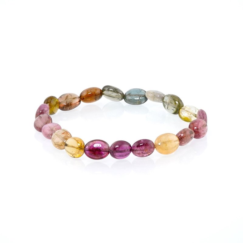 寶麗金珠寶-天然彩色糖果碧璽手鍊 - 手鍊/手環 - 寶石 
