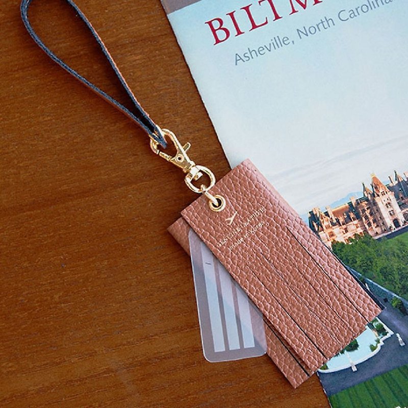 PLEPIC Beautiful Holiday Fringe Hanging Baggage Tag - Bronze Brown, PPC93884 - Luggage Tags - Genuine Leather Khaki