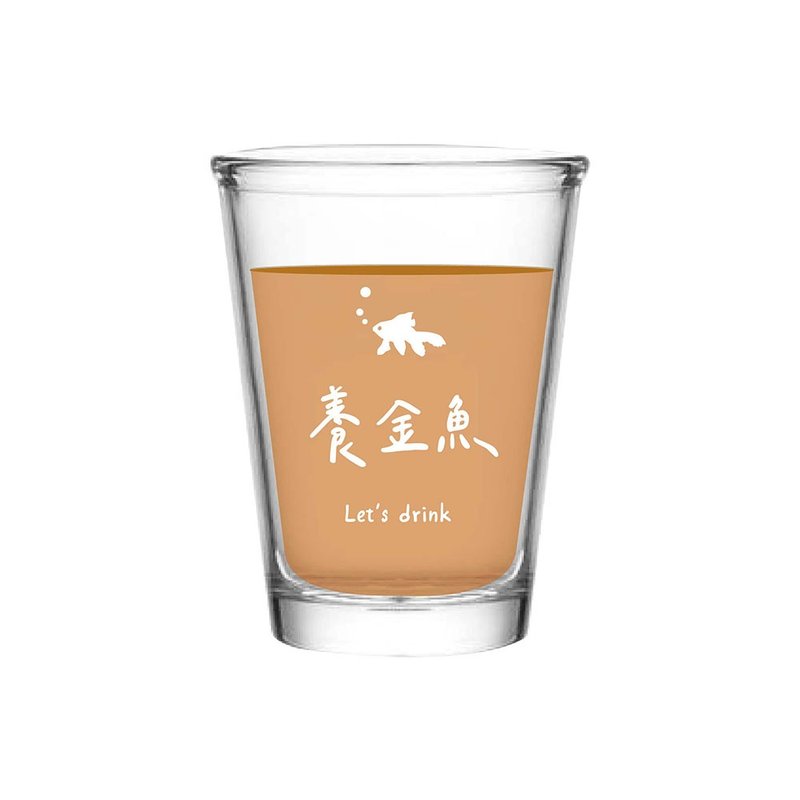 Goldfish Hot Fried Cup Series Beer Mug Beer Glass Mug Glass Water Cup Made in Taiwan - แก้ว - แก้ว 