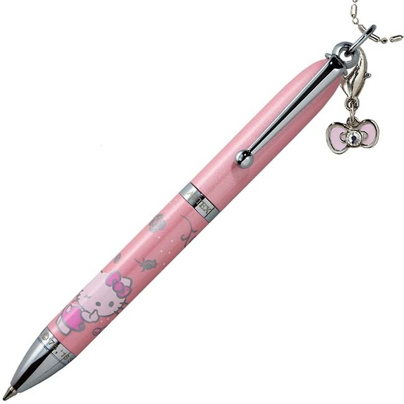 【即將完售5折】ARTEX x Kitty吊飾項鍊筆 - 其他書寫用具 - 水晶 粉紅色