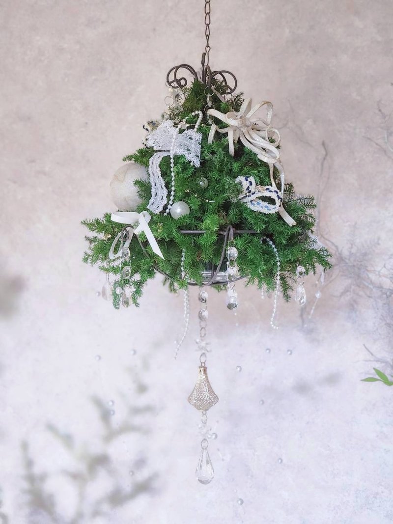 冬霧 白羽之森 懸吊永生聖誕樹 - 乾燥花/永生花 - 植物．花 多色