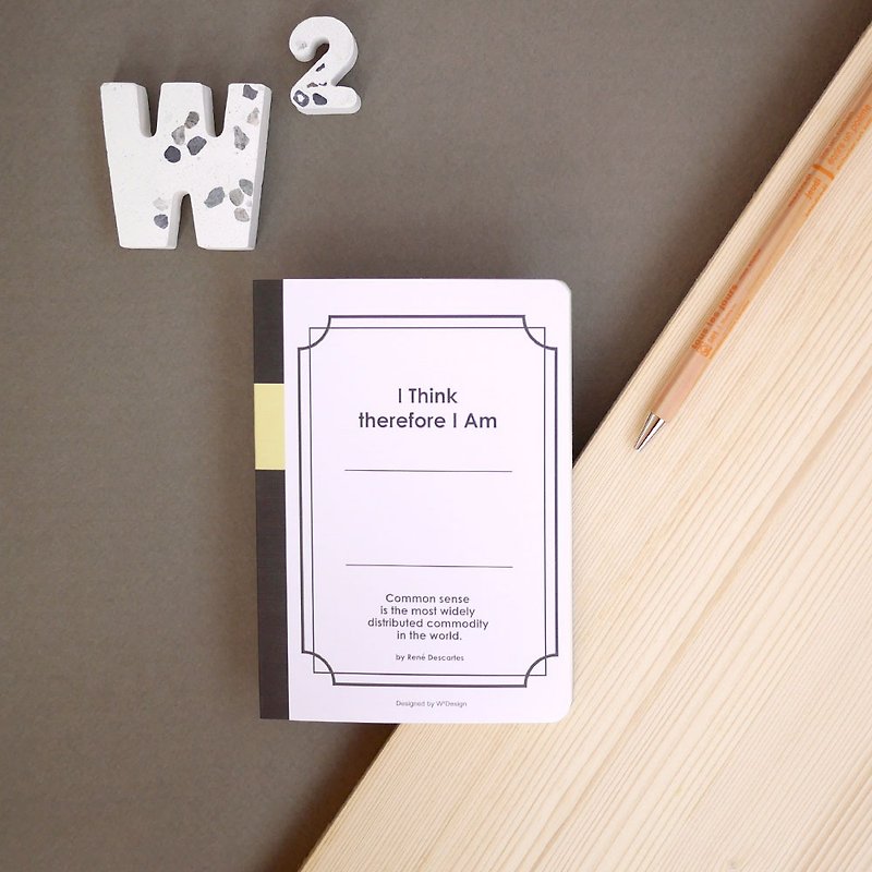 Mini Pocket Edition // Thinking Handbook-Square Eye Notebook A6 (White) - Notebooks & Journals - Paper White