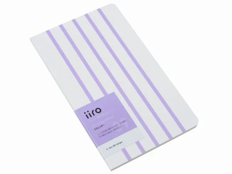 神戸派計画 iiro 09 stripe (薰衣草色) - 筆記本/手帳 - 紙 紫色