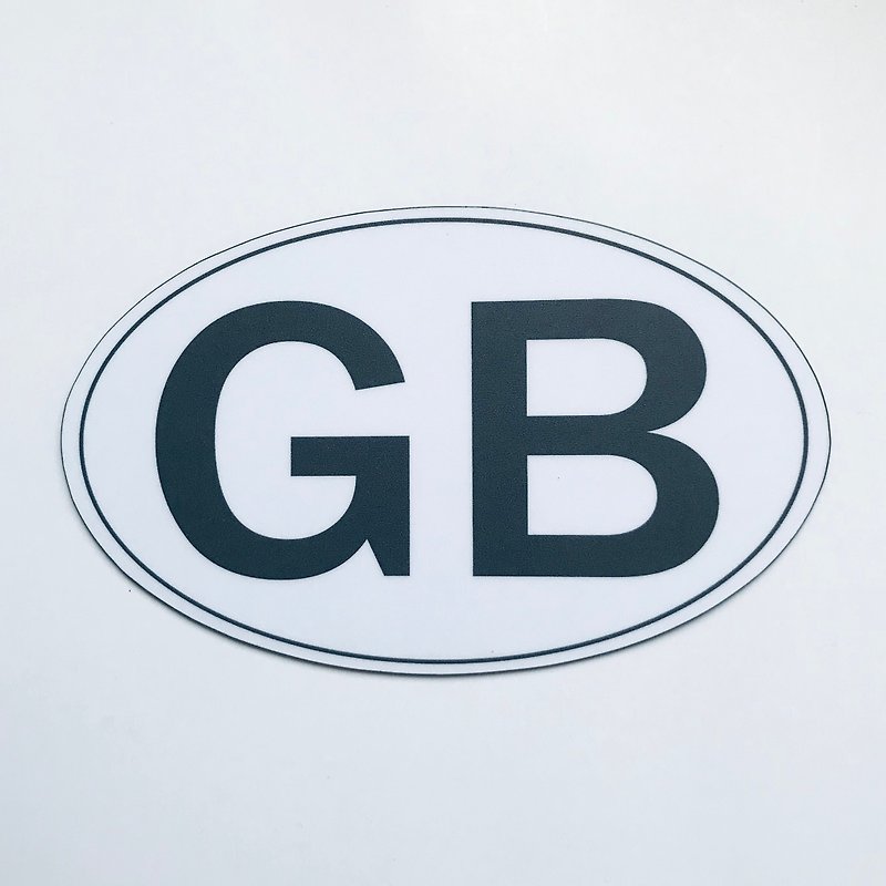 Magnet Car Sticker-GB Mini Fun (Wired Frame) | Exclusive Design Mini Car 60th Anniversary Series - Magnets - Other Materials White
