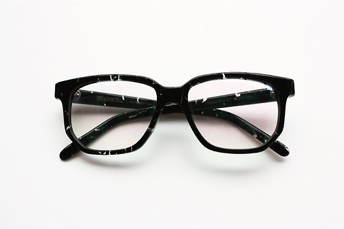 elements-eyewear 復古方型眼鏡框 日本手造 304-C7