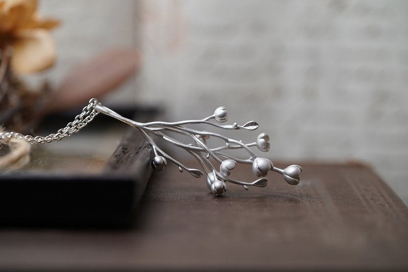 925 Silver Lena Pendant - สร้อยคอ - เงินแท้ 