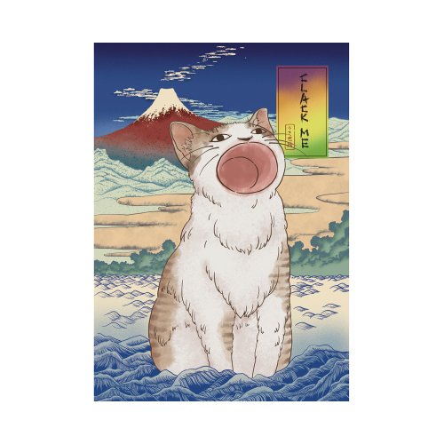 迷因博物館 POPCAT 馬克杯 / L型夾 / 杯套 / 地毯 /海報