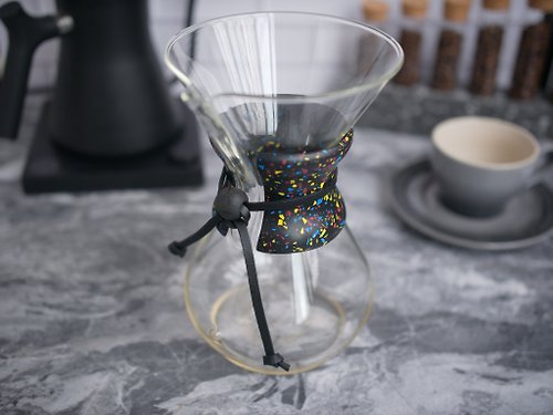 Brazen Studio Collars for Chemex Coffee Maker- 80's Disco Funfetti