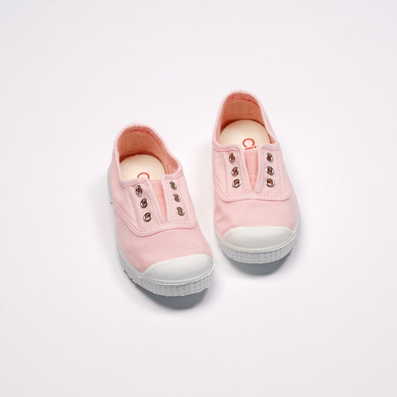 西班牙國民帆布鞋 CIENTA 70997 41 淡粉紅色 經典布料 童鞋 - 男/女童鞋 - 棉．麻 粉紅色