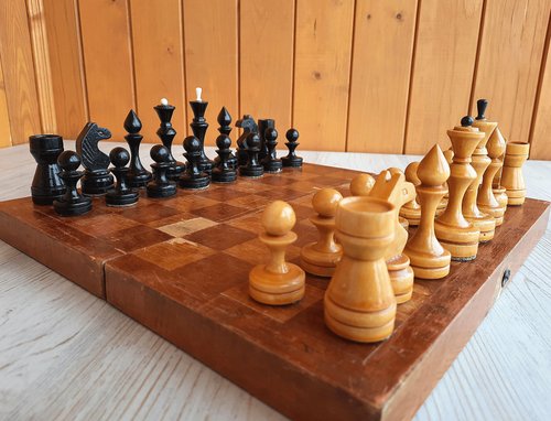 Fancy Russian Chess Set - Small