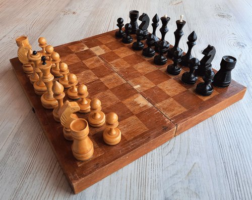 Fancy Russian Chess Set - Small