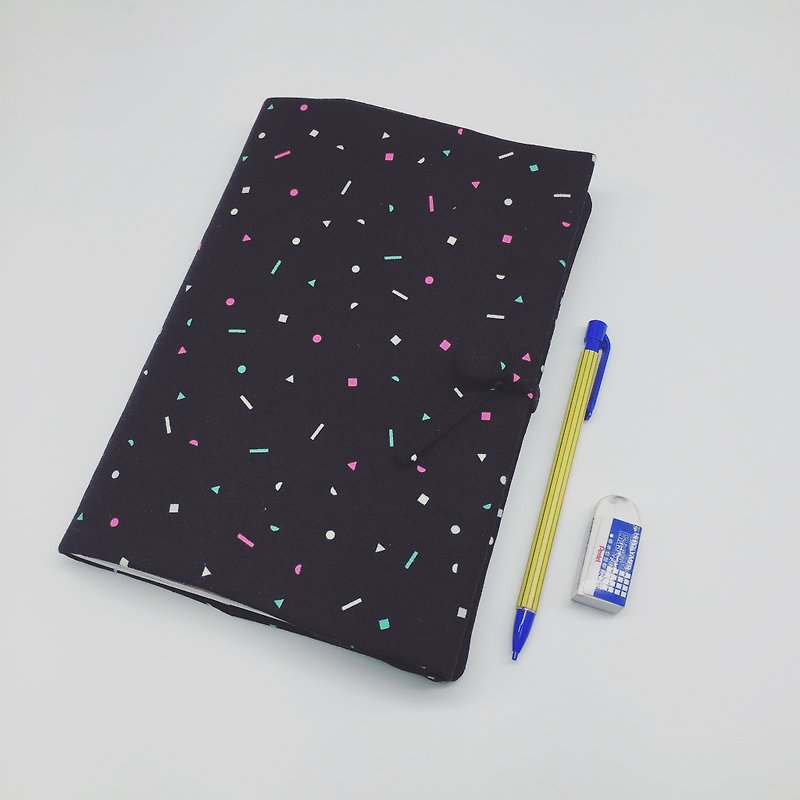 [Colored rain color you] black - Notebooks & Journals - Cotton & Hemp White
