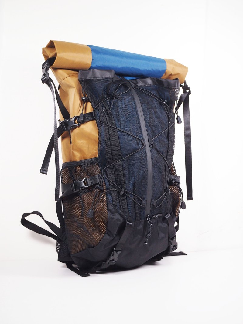 SPLIT X-PAC roll top 20L 30L 40L 55L Outdoor Hiking Backpack - กระเป๋าเป้สะพายหลัง - วัสดุกันนำ้ หลากหลายสี