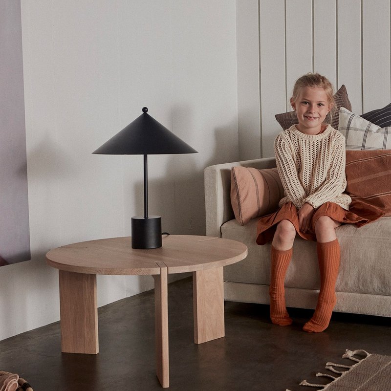 OYOY Coffee Table - OY oak coffee table / Ø65 x H36 cm - Dining Tables & Desks - Wood Multicolor