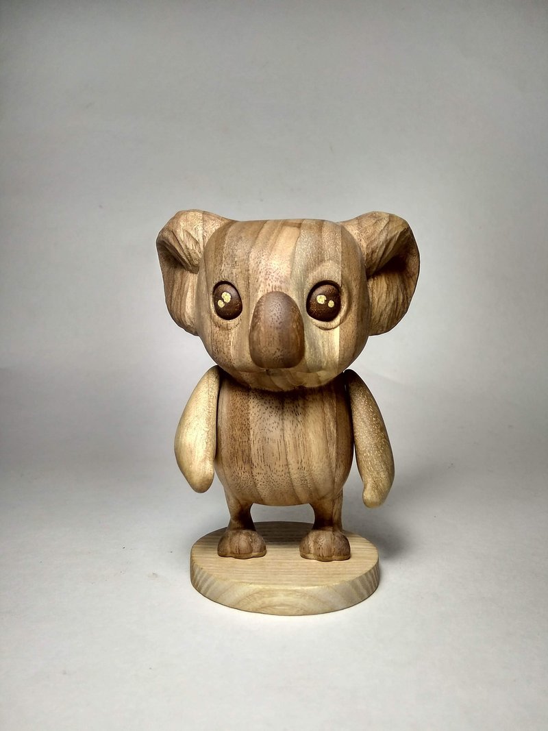 Figurine Koala - Stuffed Dolls & Figurines - Wood 