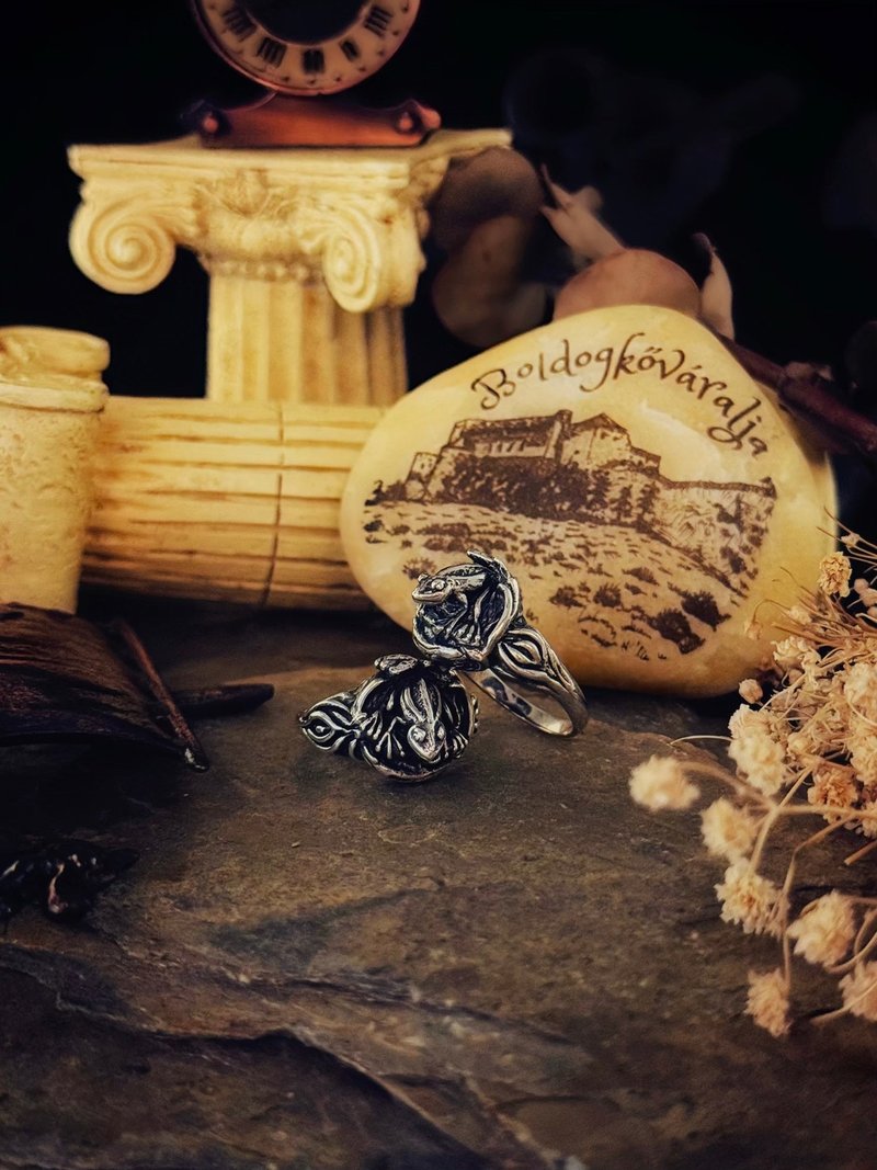 【動物シリーズ】カエル925スターリングシルバーリング - リング・指輪 - スターリングシルバー シルバー