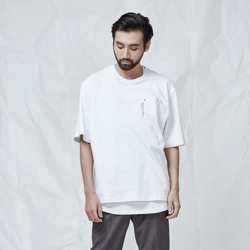 DYCTEAM - Fifth Tee - Men's T-Shirts & Tops - Cotton & Hemp White