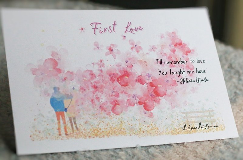 First Love - Cards & Postcards - Paper White