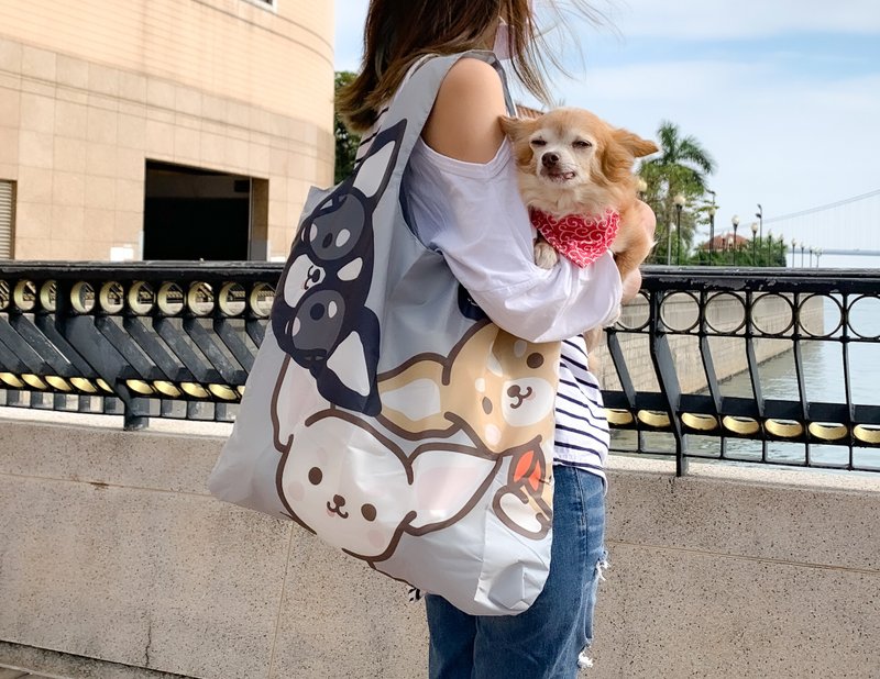 Chihuahua / Chihuahua Pattern Eco Bag - อื่นๆ - ไนลอน 