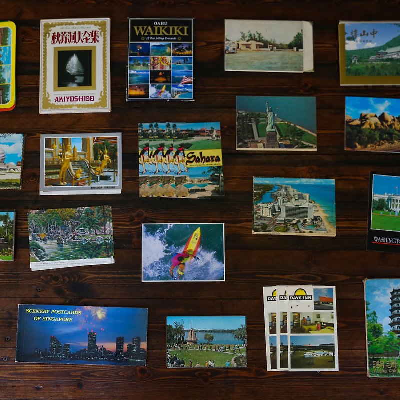 SECLUSION OF SAGE / Past Time Landscape Postcard - การ์ด/โปสการ์ด - กระดาษ หลากหลายสี