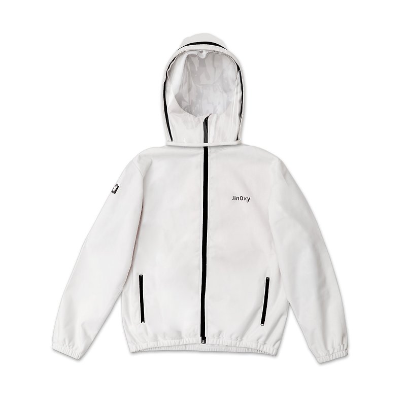 【JinOxy Extreme】Functional Protective Jacket - Ivory White - อื่นๆ - วัสดุอีโค 