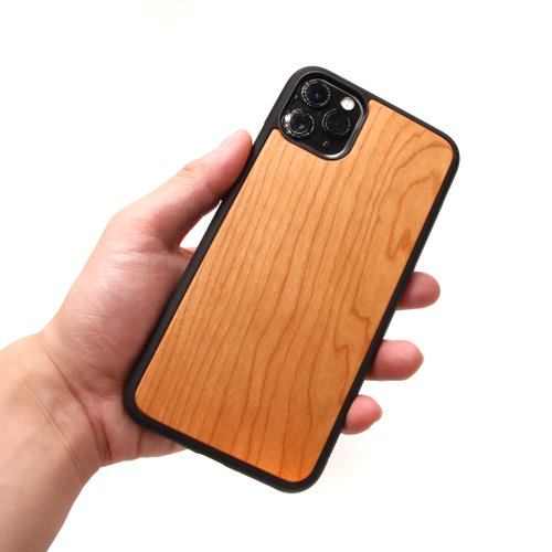 木入三分 IPHONE 11 Pro Max 實木手機殼-櫻桃木