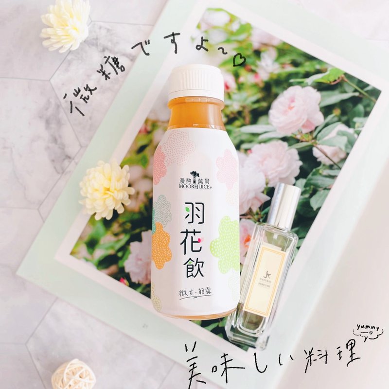羽花飲(6入) |微甜纖麥茶|解饞低卡飲|茶 - 茶葉/茶包/水果茶 - 塑膠 金色